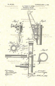 F & W Star 37 Windmill Repair Parts List 