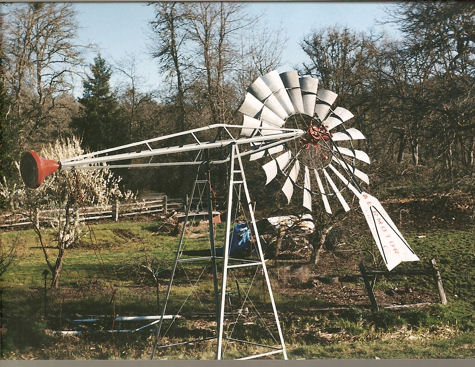 8ft Aermotor  Windmill Used A-602 Spoke Wheel Arm 