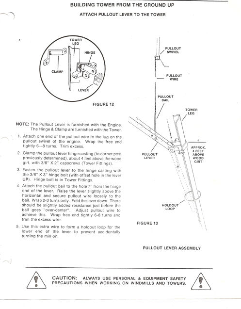 Directions for Erecting Butler Windmill Tower 