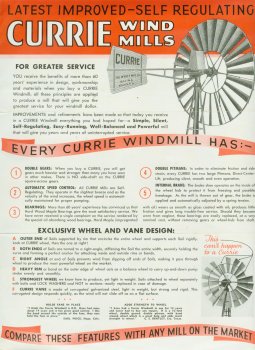 F & W Star 37 Windmill Repair Parts List 